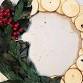 Winter Wood Slice Wreath Making Workshop event image