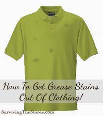How To Get Oil And Grease Stains Out Of Clothes