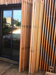 Volets Pliants Bois Pour Fenetres Et Persiennes Nos Realisations Amenagement Interieur Et Exterieur Nice M Volet Pliant Bardage Bois Exterieur Persienne Bois