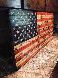 Right here is the hyperlink to the video that reveals make the flags. Torched Wooden Flags Wood Flag Diy American Flag Wood Wooden Flag