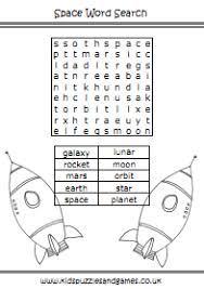 space kids puzzles and games
