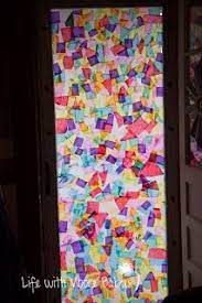 Tissue Paper Stained Glass Window Diy Stained Glass Window Stained Glass Diy Tissue Paper Crafts