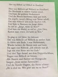 Meist starrte er nur in den garten, ohne die blicke auf etwas bestimmtes zu richten. Gedicht Herr Von Ribbeck Gute Gedichte Gedicht Grundschule