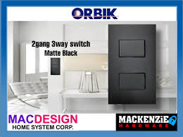 This provides two alternate pathways. Orbik Matte Black 2 Gang 3 Way Switch With Plate Cover 2g 3w Lazada Ph