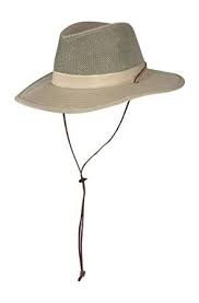 Spf 50 Vented Outback Safari Sun Hat W Chin Strap Mesh Crown Breezer Cap At Amazon Men S Clothing Store Sun Hats Hats Strap