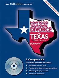 If you want to file for divorce, one of the spouses must have lived in texas for at least 6 months. How To Do Your Own Divorce In Texas A Complete Kit Sherman Ed 9780944508633 Amazon Com Books