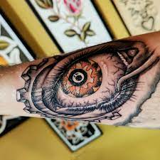 Golden daggers tattoo studio, los angeles, california. Clock Work Orange Tattoo By Golden Dagger In Winchester Tattoo