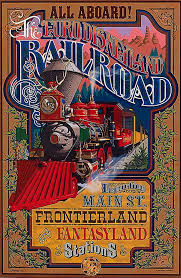 Disneyland Paris Attractions Poster Disneyland Vintage Poster Vintage Disney Posters Retro Disney