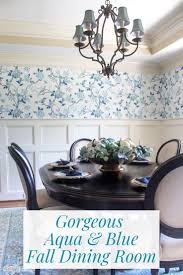 Looking for probably the most interesting ideas in the internet? Fall Table Decor In Shades Of Blue For A Traditional Dining Room