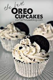 Oreo Cupcakes Recipe With Fluffy Cheesecake Like Frosting Recipe Oreo Cupcake Recipe Oreo Dessert Easy Oreo Dessert Recipes