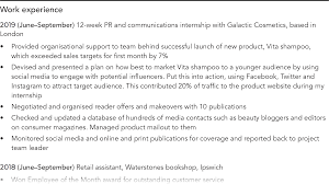 Graduate Cv Template Advice And Guide To Cv Writing Targetjobs