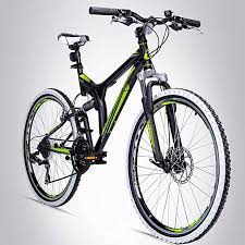 bergsteiger phoenix 26 zoll mountainbike geeignet ab 160 cm scheibenbremse shimano 21 gang schaltung vollfederung jun herren fahrrad mountainbike klapprad