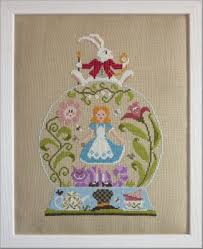 A diy counted cross stitch pattern. Jardin Prive Alice Au Pays Des Merveilles Cross Stitch Pattern 123stitch