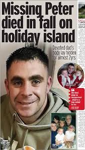 Missing Peter died in fall