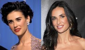 The ghost actress sat in her… Demi Moore S Hairstyles
