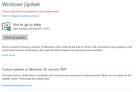Or read how to manually upgrade windows 10 november the latest patch includes security improvements for microsoft office products and basic system operations. Preparing For 1909 Upgrade Windows 10 Forums
