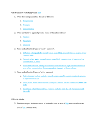 Check spelling or type a new query. Transport Study Guide Key