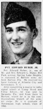Pvt. Edward Huber Jr.