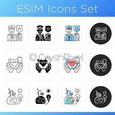 Hotel icon hotel services icon. Essential Services Icons Set Stock Vector Crushpixel
