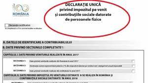 Inițial, termenul pentru depunerea declarației unice era 15 iulie. DeclaraÅ£ia UnicÄƒ Termen LimitÄƒ De Depunere In Luna Iulie 2018 Ziarul Unirea