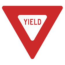 Face with broad temples and narrow chin; This Is The Shape And Color Of A Sign
