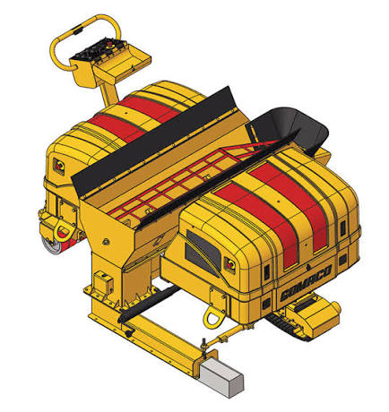 Gomaco Curb Cadet Curb & Gutter Machine