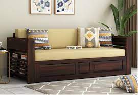 Daschund brown, lapis blue, pebble grey Sofa Cum Bed Upto 70 Off Buy Sofa Beds Online In India Woodenstreet