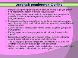 Contoh karya ilmiah berisi karya ilmiah berbagai bidang penelitian yang bisa digunakan sebagai referensi untuk membuat pkm, kti, skripsi. Pemilihan Topik Dan Pengembangan Outline Karya Tulis Ilmiah