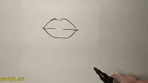 More images for how to draw lips for beginners step by step » How To Draw Lips A Simple Step By Step Lesson For Beginners Ravlyk