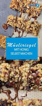 Muesli Bar Itself Crunchy Snack In Between Musliriegel Selber Machen Musliriegel Rezept Musliriegel