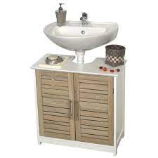 Ikea lillången élément lavabo 1porte2élts fin meuble. Meuble Sous Lavabo Bicolore Stockholm Blanc