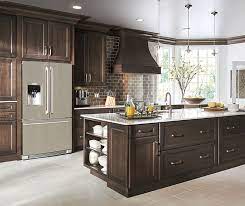 We loved the shade of the gray in this grey shaker kitchen cabinet! Thomasville Inspiration Gallery