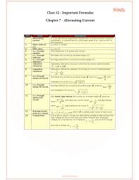 Cbse Class 12 Physics Chapter 7 Alternating Current