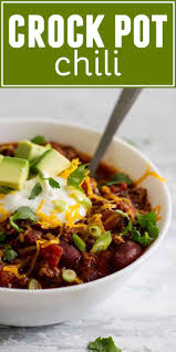 Easy Crock Pot Chili Recipe Slow Cooker Chili Taste And Tell Recipe Easy Chili Recipe Crockpot Chili Recipe Crockpot Crockpot Chili