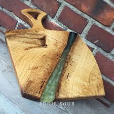 Servierbrett Charcuteriebord Epoxy Servierbrett Holzbrett Kuche Diy Harz