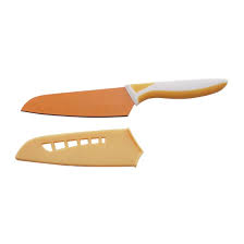 Each is then oiled tanned and polished by hand to give it a beautiful finish. 5 Inch Santou Knife Granton Edge Kitchen Knife With Knife Sheath China Santou Knife And Chef Knife Price Made In China Com