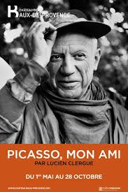 Bastide bleu provence, berrias et castejau picture: Picasso My Friend By Lucien Clergue