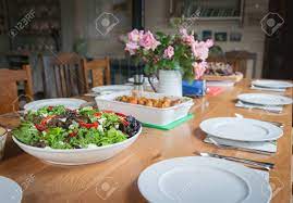 We did not find results for: Dinner Table Set With Salad And Food Ready To Be Served And Eaten Stock Photo Picture And Royalty Free Image Image 60776401