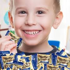 Amazon.com : Werther's Original Hard Sugar Free Caramel Candy, Individually  Wrapped Healthy Sweet Caramel Bites for Guilt-Free Pleasure, Melts in Your  ...