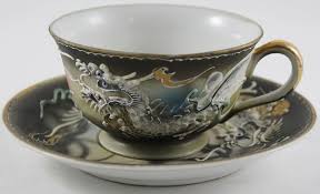 Wales China Gray Dragon Fine Moriage Teacup Saucer Dragonware Vintage Japan Ebay Tea Cups Vintage China Tableware