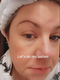 Did my lashes for the first time