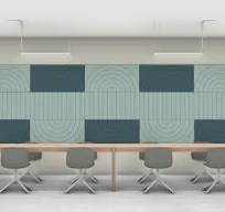 Lyd panel i dekorativt grafisk mønster | Hemsedal | WALL-IT