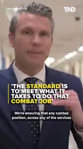 Defense Secretary Pete Hegseth released a video about the changes in the  department that aim at eliminating gender-based disparities in physical  requirements for combat positions, a long-standing ...