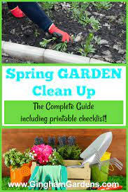 321garden.com's complete guide to your spring garden cleanup taught by professional landscapers christian and jessica. Practical Tips For Spring Garden Clean Up Gingham Gardens In 2020 Spring Garden Spring Cleaning Hacks Garden Maintenance