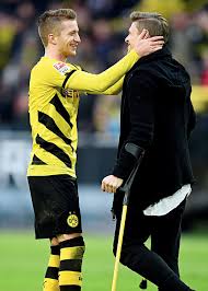 The most piszczek families were found in the usa in 1920. Borussia Dortmund Daily Marco Reus Smiles With Lukasz Piszczek After