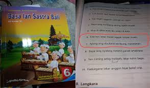 Soal ph kelas 6 revisi 2020 2021 dilengkapi kunci jawaban. Menyedihkan Buku Bahasa Bali Pelajar Sd Berisi Kalimat Kalimat Porno