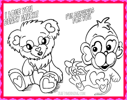 Pictures that feature hearts, cupids, bears, and adorable couples will melt your hearts and promote the reason for the season. Free Printable Valentine S Day Coloring Pages Crafty Morning