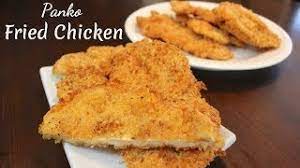 My baked breaded boneless chicken breast recipe leaves your chicken tender and juicy. Panko Fried Chicken Fried Chicken Breast Recipe With Panko Bread Crumbs Youtube