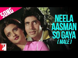Neela Aasman So Gaya Male Full Song Silsila Amitabh Bachchan Jaya Bachchan Rekha Youtube Bollywood Movie Songs Bollywood Songs Film Song