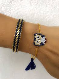 Miyuki Perlen Blaue Eule Armband Set Einzigartig Stilvoll Chic Armband Fur Frauen Madchen 2020 Orgu Bileklik Modelleri Boncuk Suslu Takilar Boncuklu Bileklikler